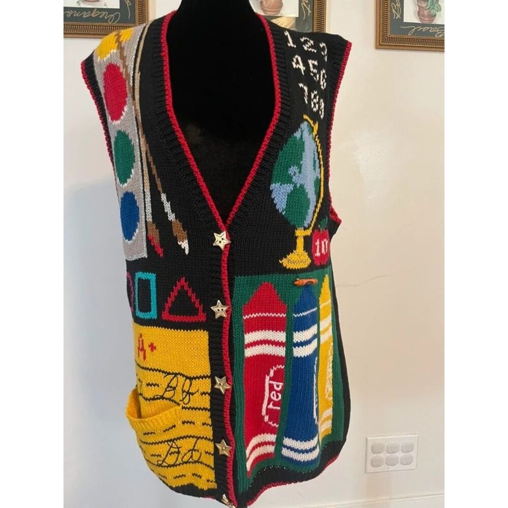 Vintage Design Options Teacher Vest